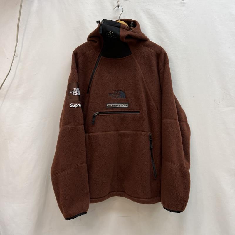 シュプリーム×ノースフェイス Steep Tech Fleece Pullover プル