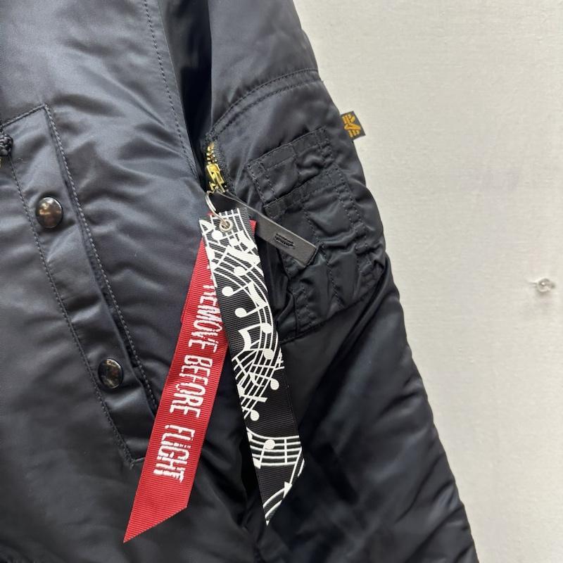 アルファ NUMBERNINE N-3B フード ファー フライト ジャケット 20094