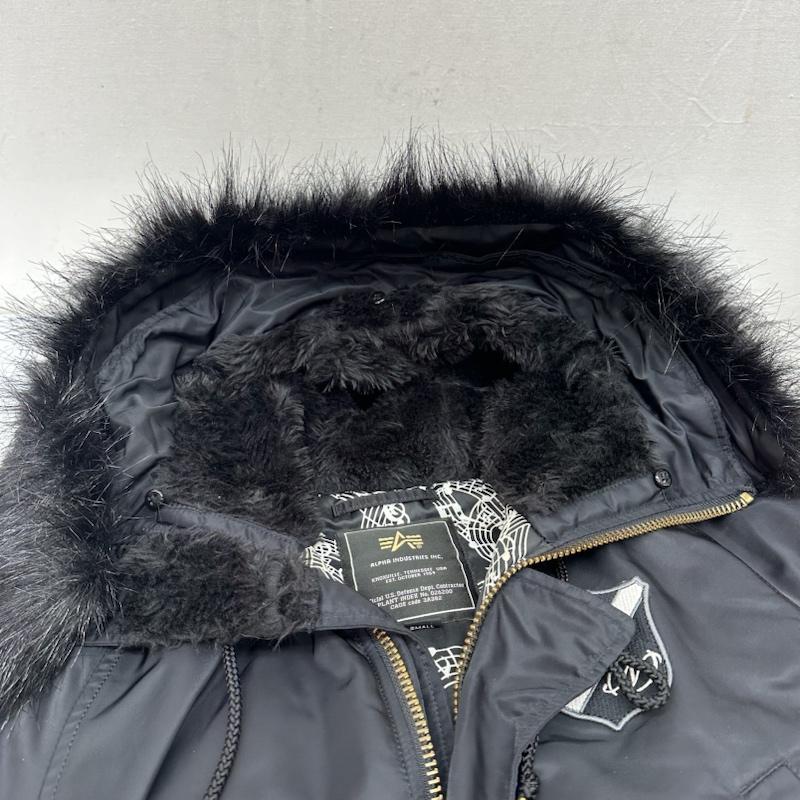 アルファ NUMBERNINE N-3B フード ファー フライト ジャケット 20094