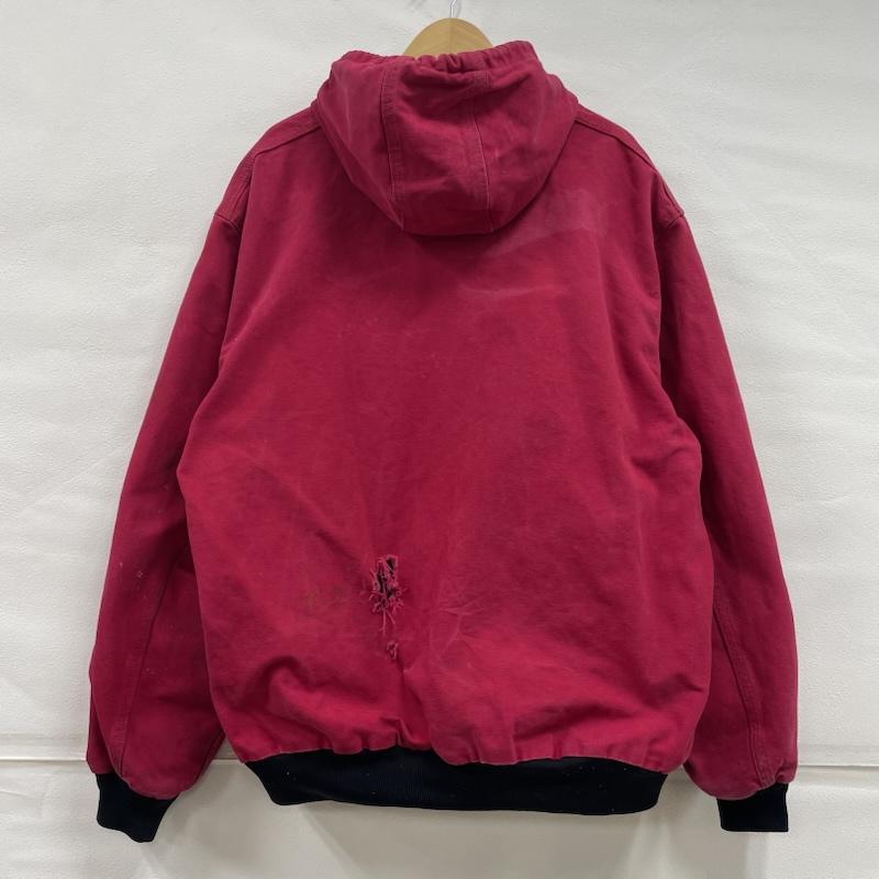 カーハート 00s アクティブ ジャケット ダック パーカー J131 RED