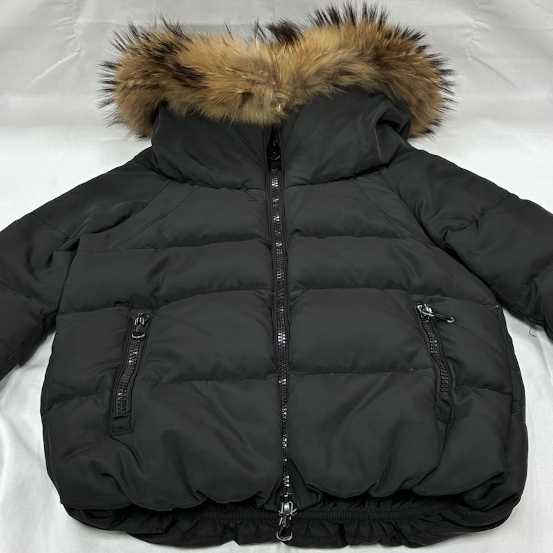 goa（ゴア） ラクーン ファー スタンドカラー ジップアップ ダウン