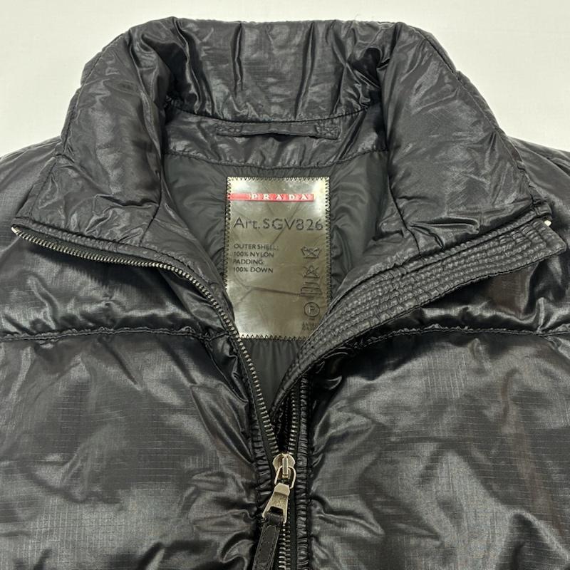 プラダスポーツ 00s 2006AW イタリア製 スタンドカラー ジップアップ