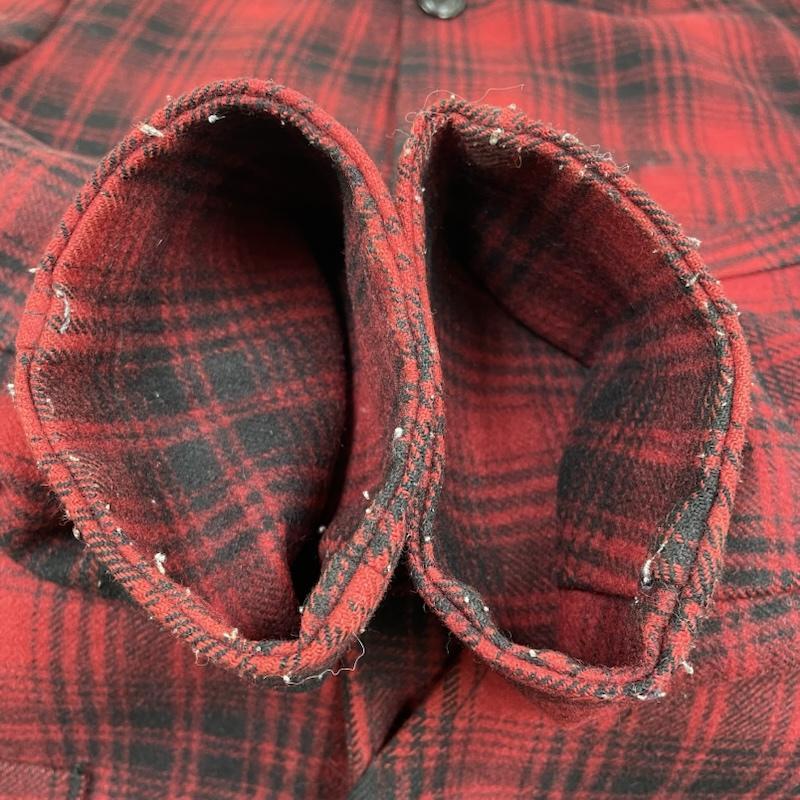 ウールリッチ ハンティング ジャケット ブルゾン チェック柄 ボタン