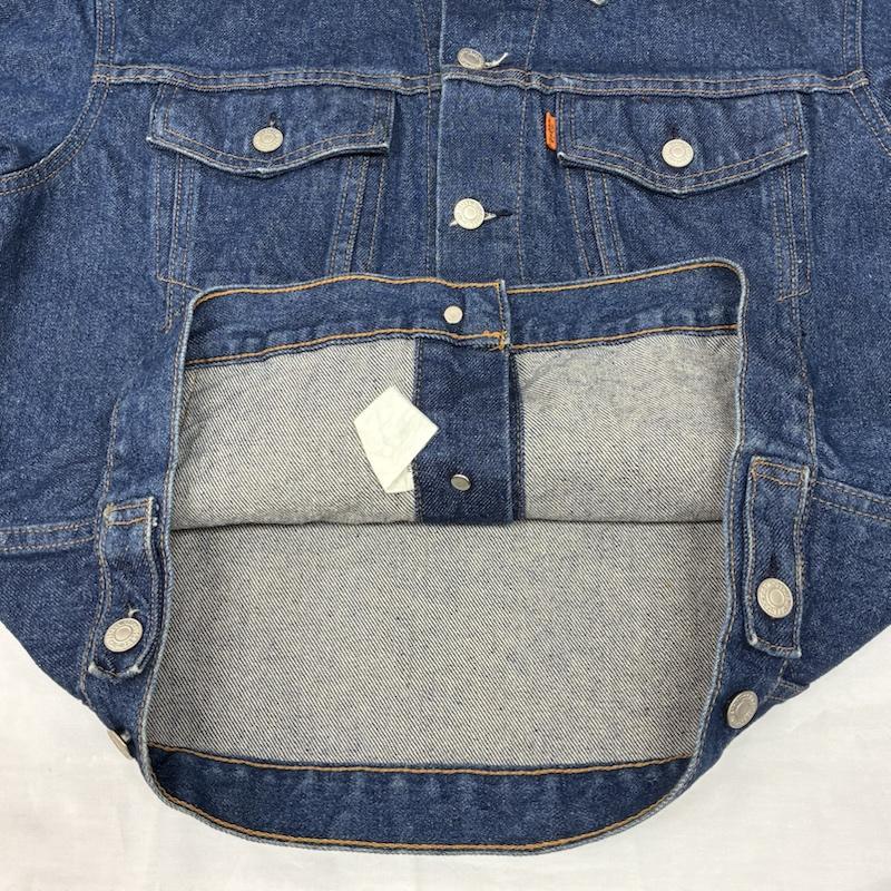 リーバイス 70651-0217 デニムジャケット 90s サイズ　LL リーバイス 90s オレンジタブ 70651-0217 トラッカー デニム