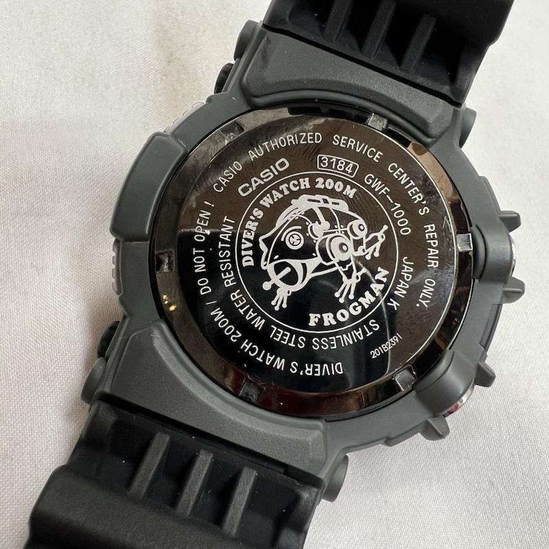 CASIO G-SHOCK FROGMAN GWF-1000タフソーラー CASIO G-SHOCK FROGMAN GWF-1000-1JF Multiband 6 men Watch New in