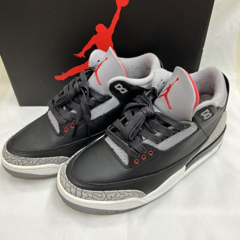NIKE（ナイキ） AIR JORDAN 3 RETRO BLACK CEMENT DN3707-010 エア