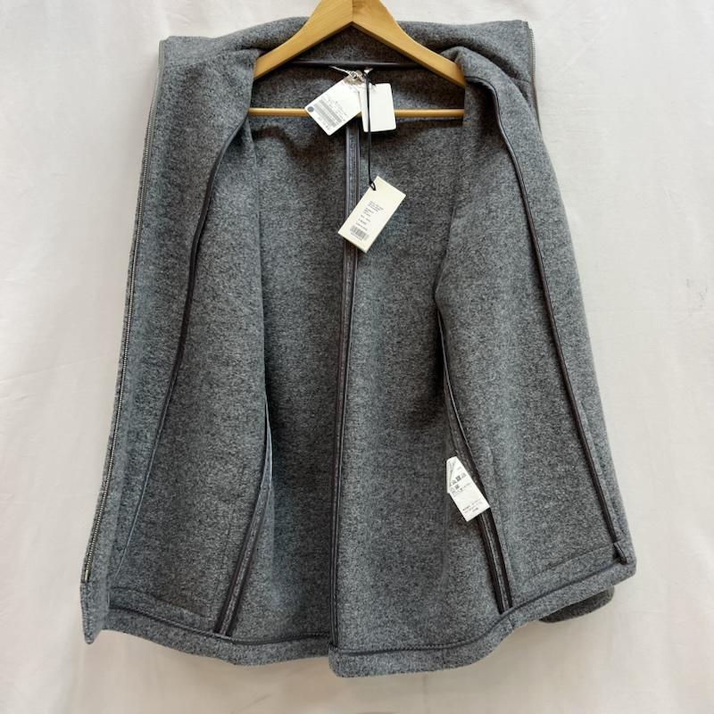 オーラリー WOOL LING YARN MILLED JERSEY ZIP BLOUSON A21AB01AT 3