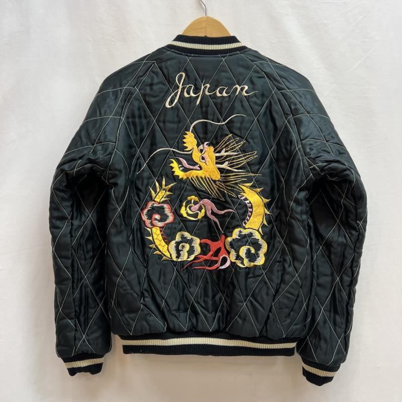 スカジャン 紫・黒 富士山・ドラゴン刺繍 スカジャン 紫・黒 富士山・ドラゴン刺繍