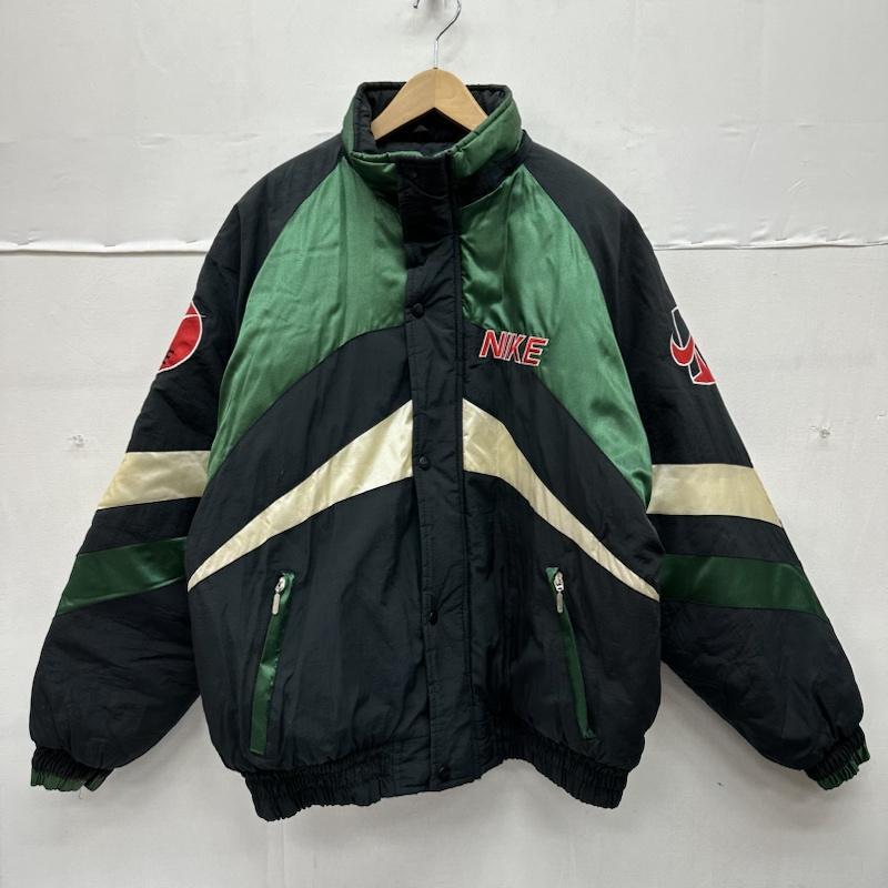 ナイキ 90s USA製 ロゴ 刺繍 ワッペン ナイロン ジャケット L 50144701
