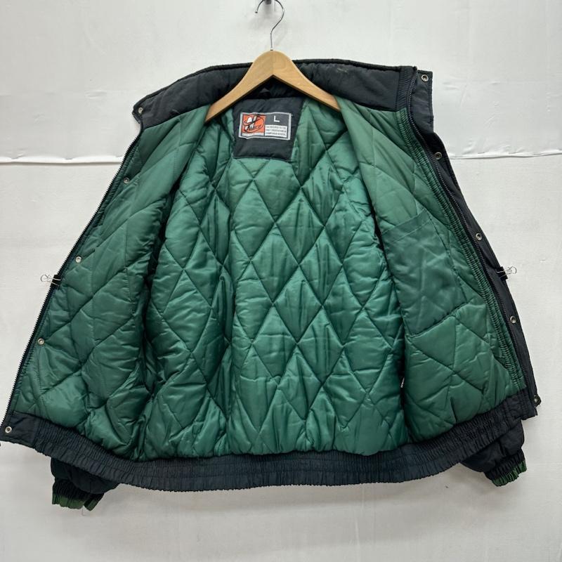 ナイキ 90s USA製 ロゴ 刺繍 ワッペン ナイロン ジャケット L 50144701