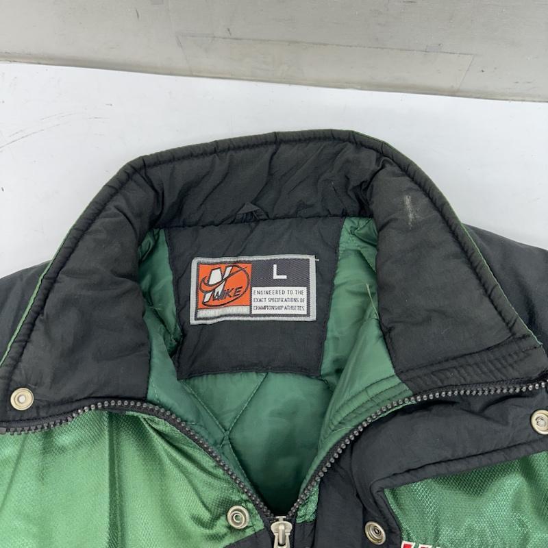 ナイキ 90s USA製 ロゴ 刺繍 ワッペン ナイロン ジャケット L 50144701