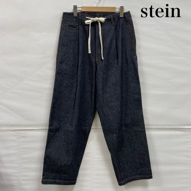 シュタイン CASHMERE DENIM EASY WAIST TROUSERS カシミヤ ワイド 