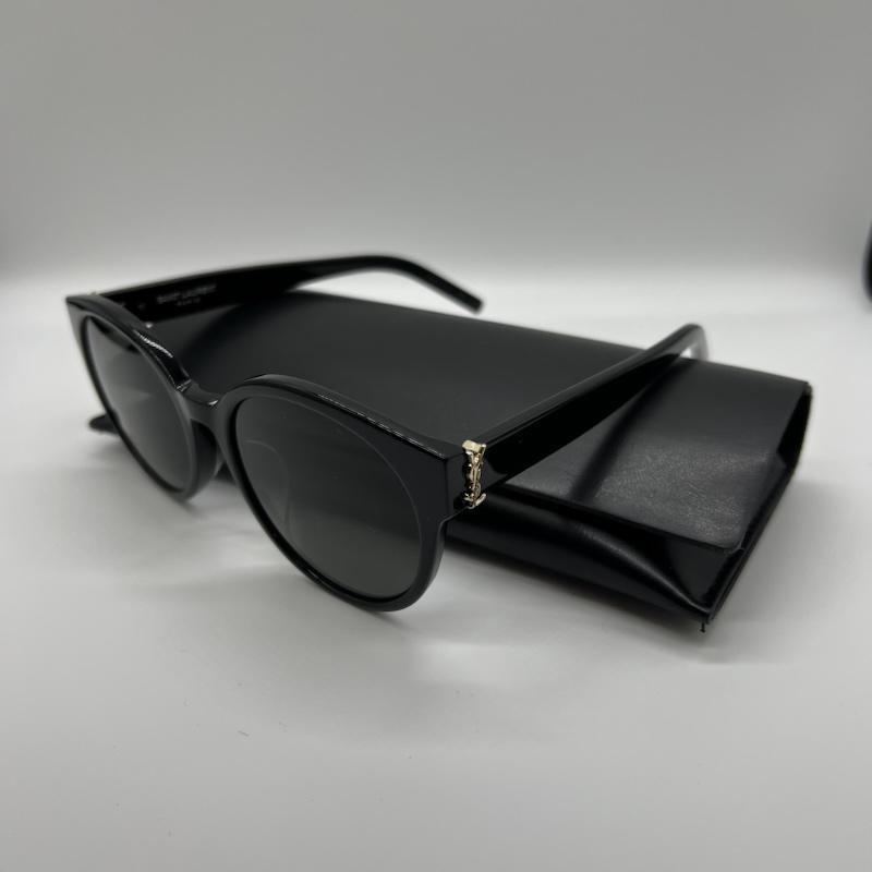 サンローランパリ SL M31/F ロゴ ラウンドシェイプ サングラス