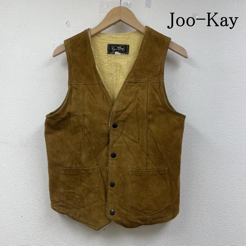 古着 70s Joo-Kay ムートン ベスト ジレ 前開き スナップボタン