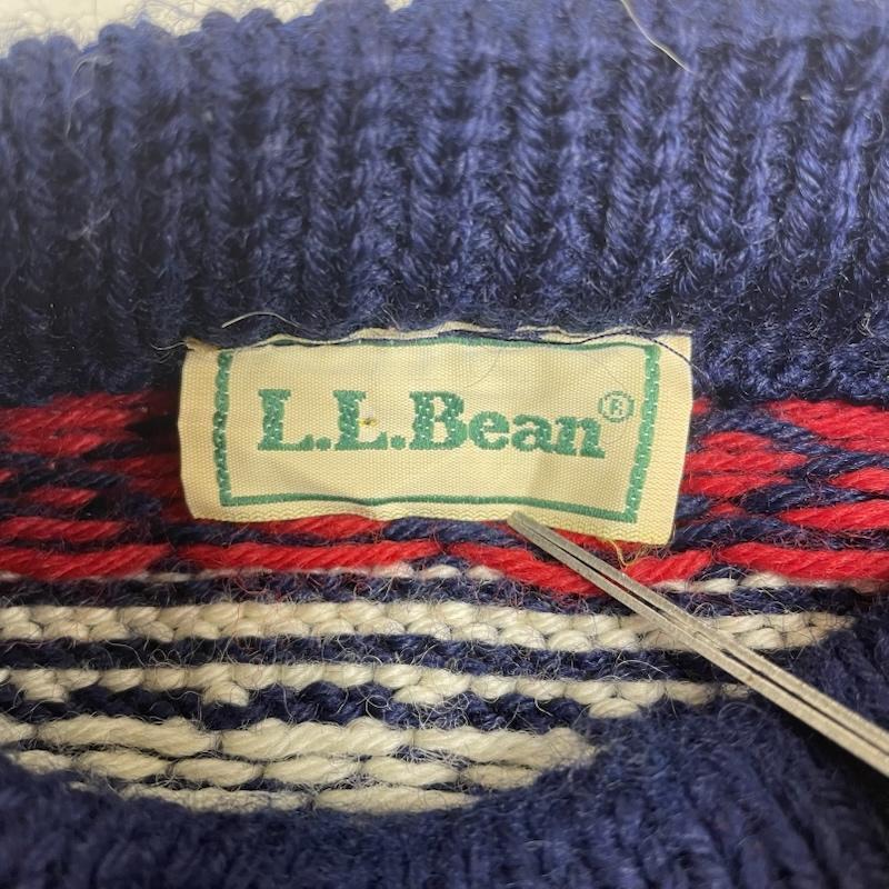 エルエルビーン 80s 肉厚 ビンテージ バーズアイ ノルウェーニット