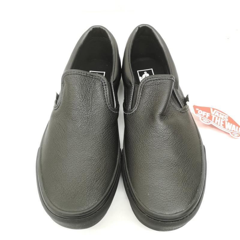 バンズ SLIPON シボ革 レザー スリッポン スニーカー 27.0cm 50145257