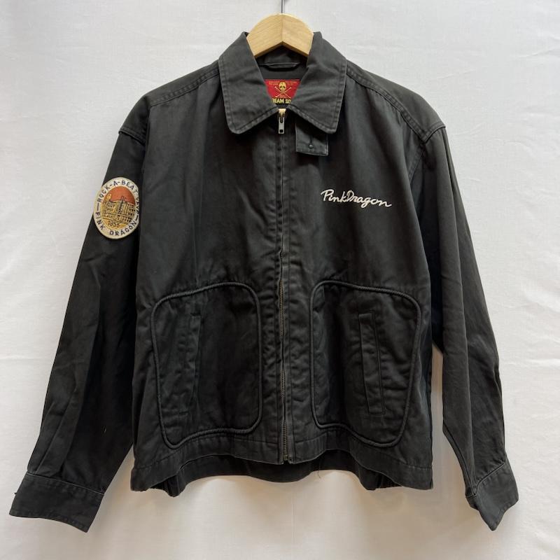 クリームソーダ ビンテージ 金タグ ピンクドラゴン スイングトップ