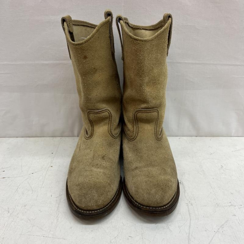 レッドウィング プリント羽タグ 縦羽 USA製 スエードレザー