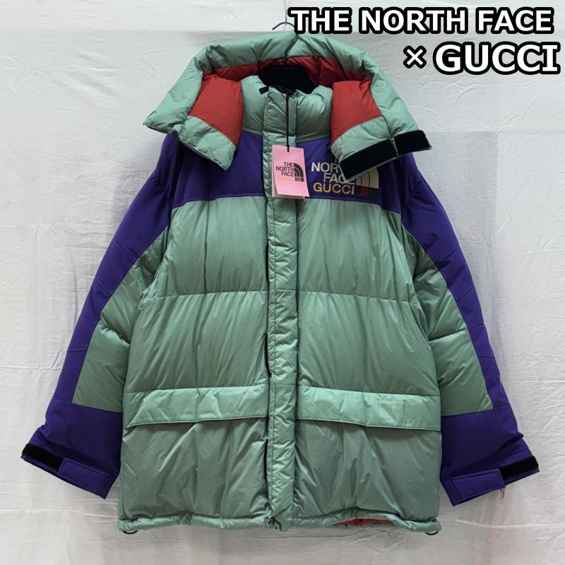 ザノースフェイス タグ付き GUCCI グッチ コラボ 21AW 切替 フーデッド