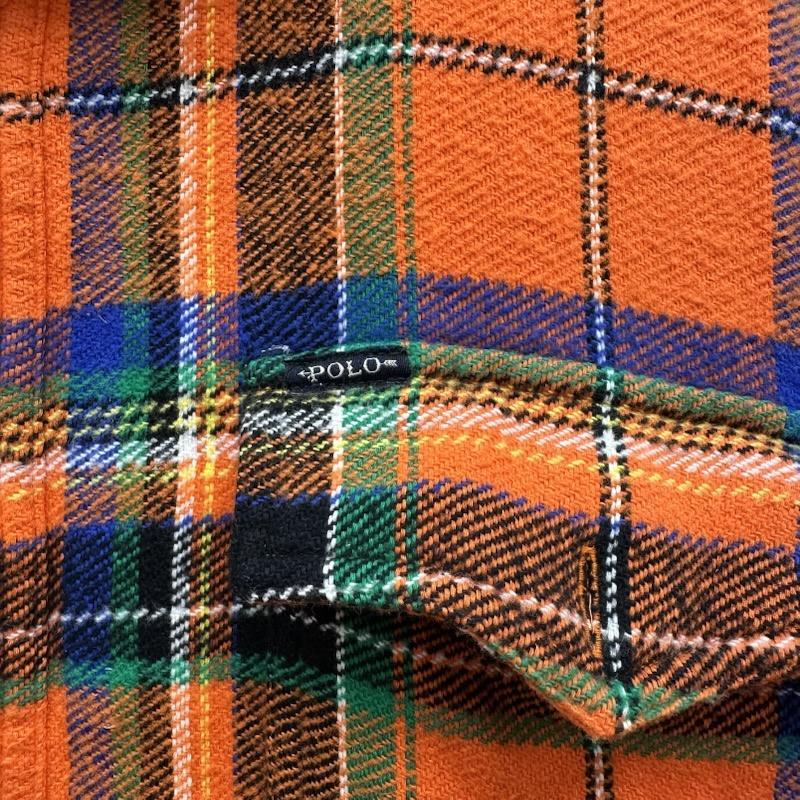 ポロラルフローレン 裏ボア チェック シャツ ジャケット M 50145642
