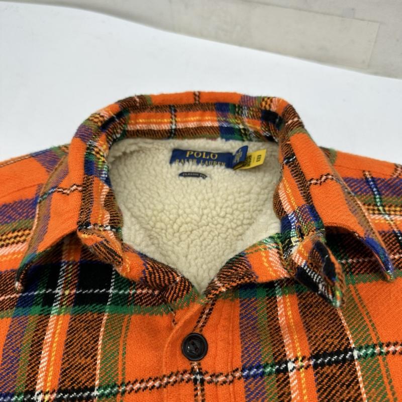 ポロラルフローレン 裏ボア チェック シャツ ジャケット M 50145642