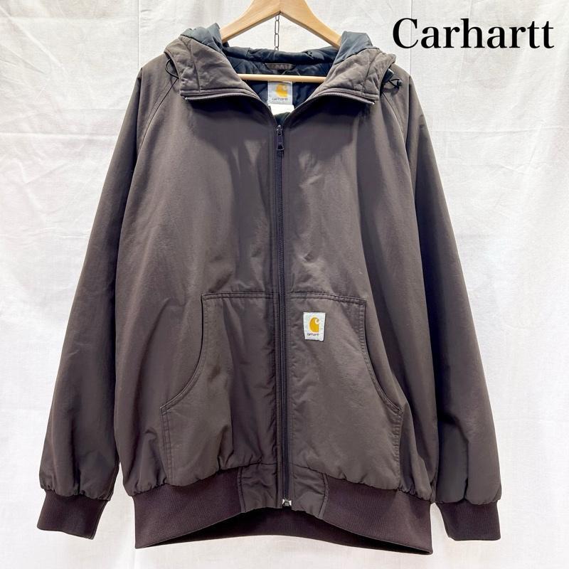 ◆極上・正規品◆ カーハート アクティブジャケット キルティング中綿 2XL 501【希少な2XL】カーハート 中綿キルティング 革タグ アクティブ