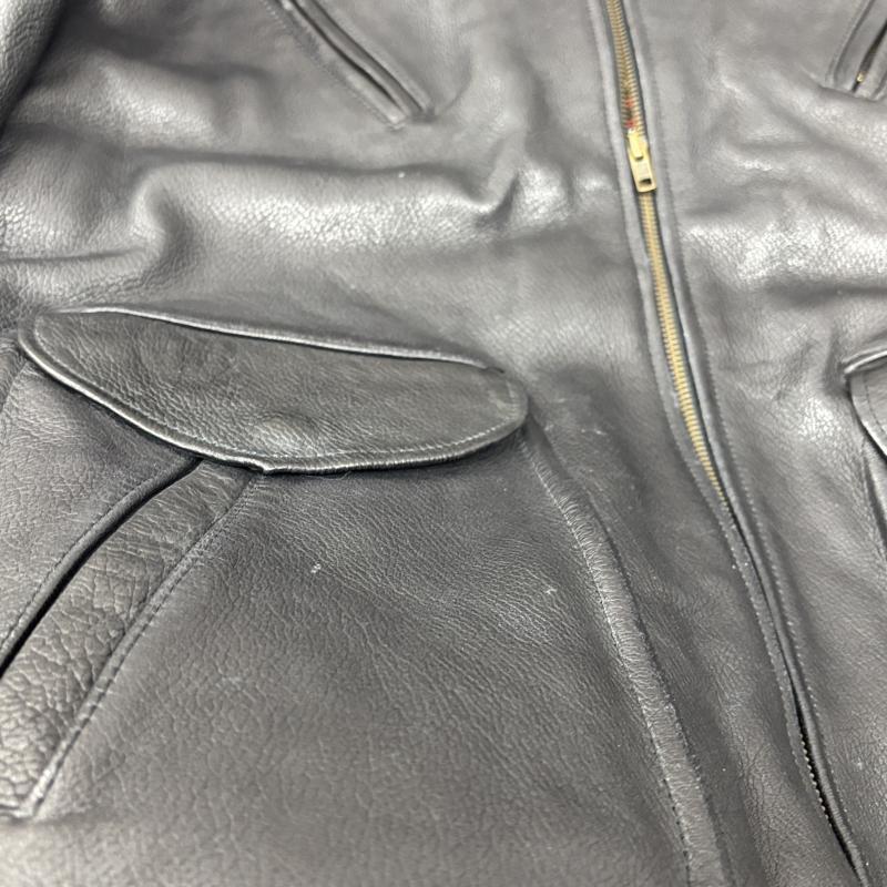 古着 LES GAULOIS ERIKSON'S フランス製 レザー ジャケット ハーフ