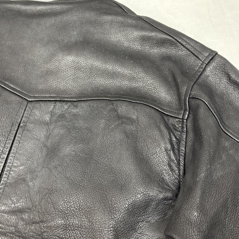 古着 LES GAULOIS ERIKSON'S フランス製 レザー ジャケット ハーフ