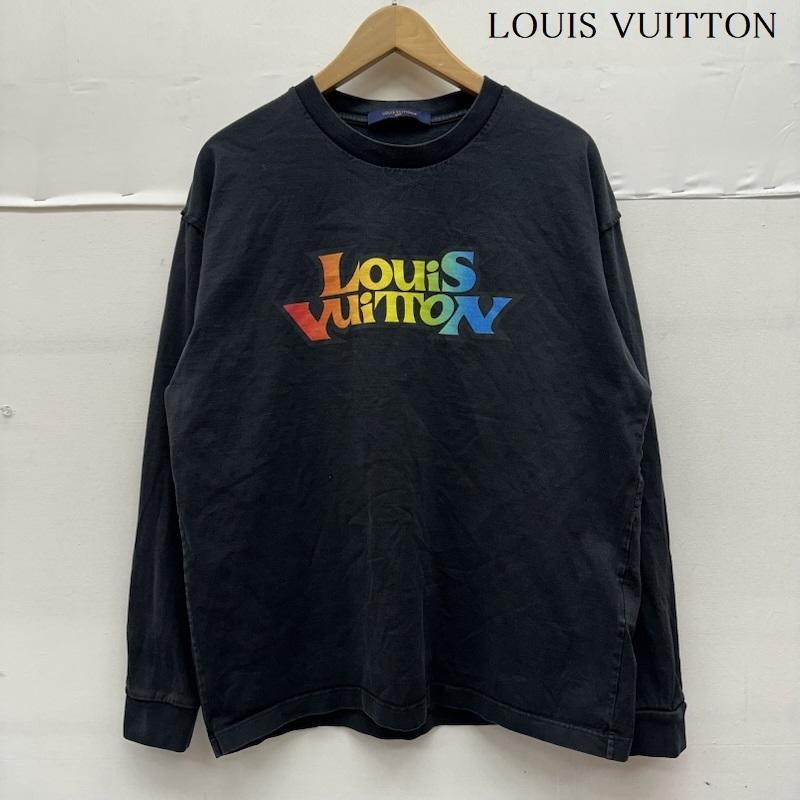 ルイヴィトン 23SS LVフェード プリンテッド ロングスリーブ Tシャツ