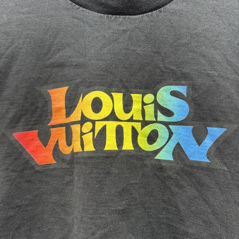 ルイヴィトン 23SS LVフェード プリンテッド ロングスリーブ Tシャツ