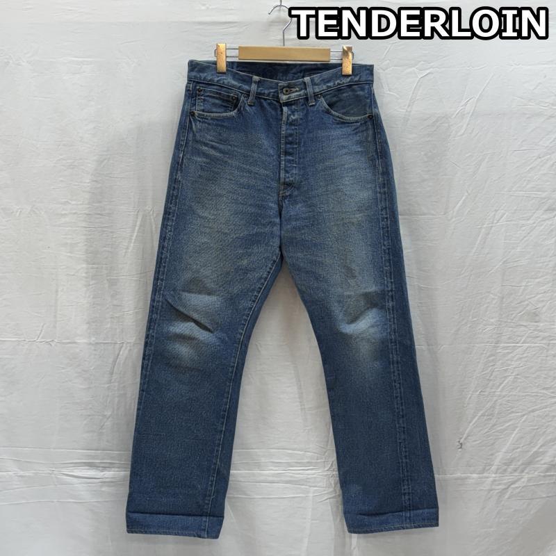 テンダーロイン シンチバック セルビッチ ワイド ストレート デニム