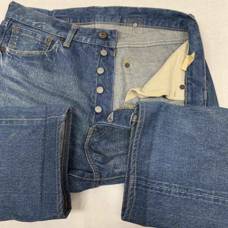 テンダーロイン シンチバック セルビッチ ワイド ストレート デニム