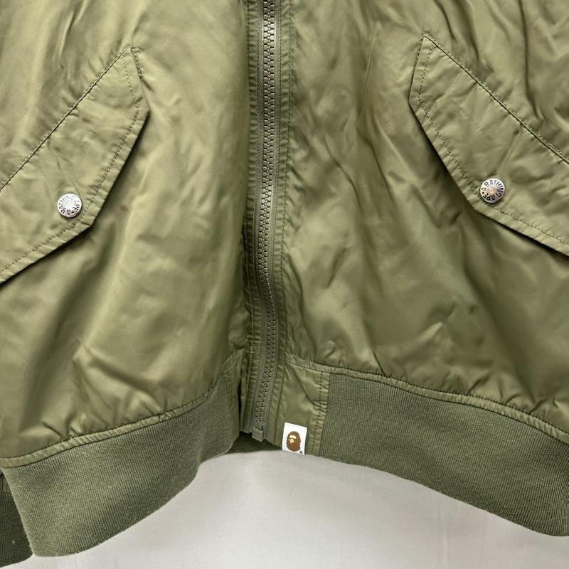 BAPE MA-1 フライトジャケット オリーブグリーン BAPE MA-1 フライト