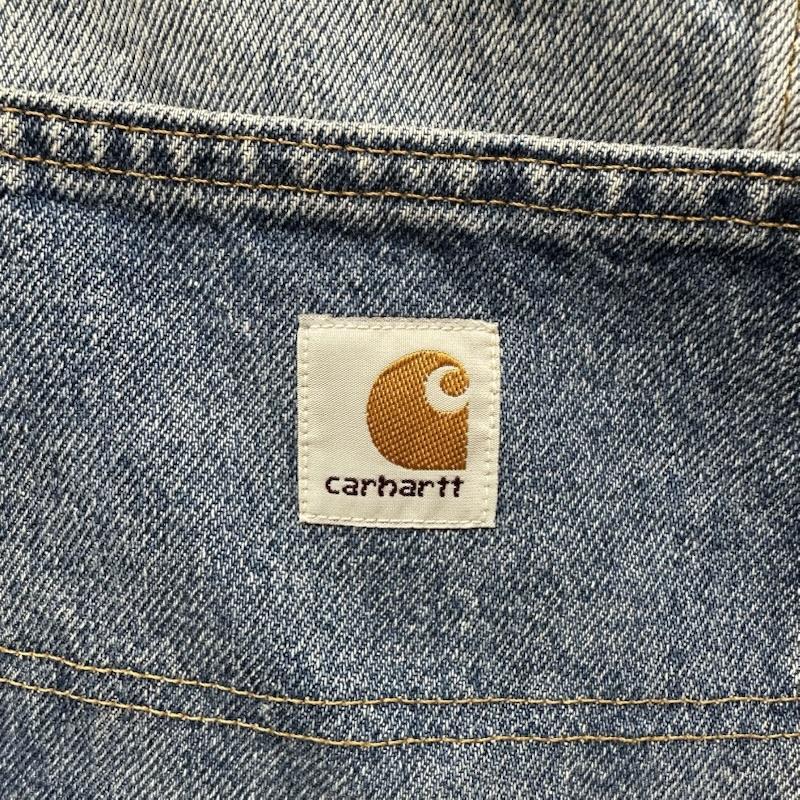 カーハート 再構築 デニム ジップ ジャケット パッチワーク リメイク