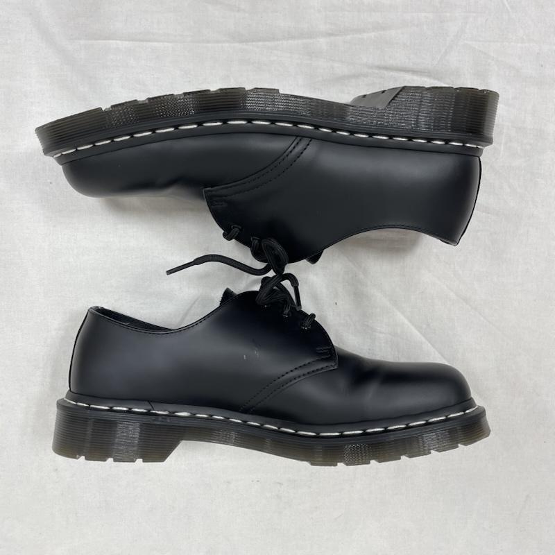 ドクターマーチン 1461 スムース ホワイト ステッチ レザー シューズ 3