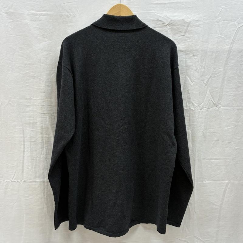 オーラリー 25AW HIGH TWIST WOOL KNIT SHIRT CARDIGAN ウール ニット
