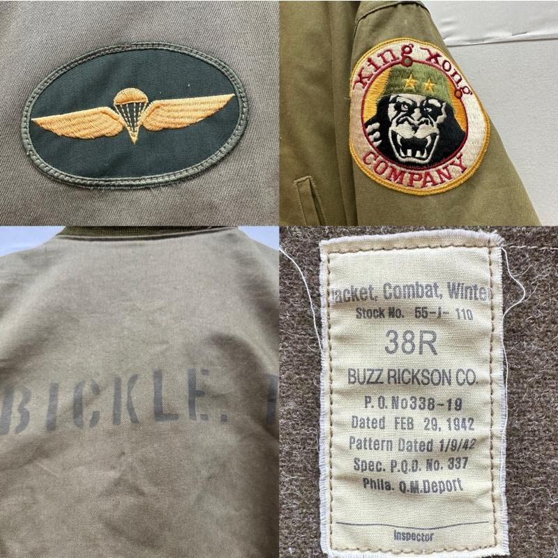 バズリクソンズ　ミリタリージャケット　タンカース バズリクソンズ WINTER COMBAT JACKET タンカース ミリタリー