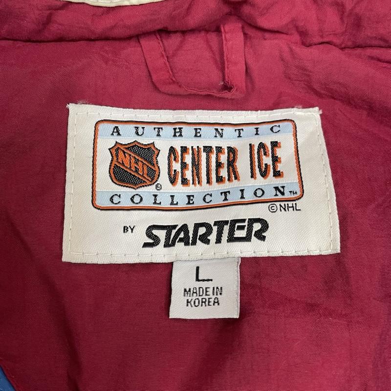 スターター 90s NHL コロラド アバランチ フルジップアップ 中綿 