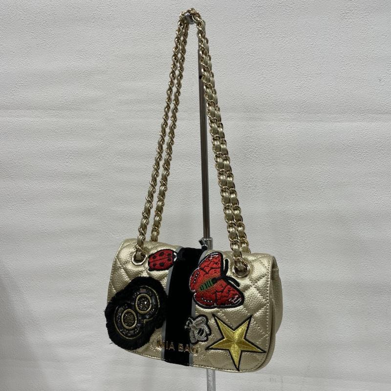 古着 MIA BAG ミアバッグ チェーン ショルダー バッグ キルティング 