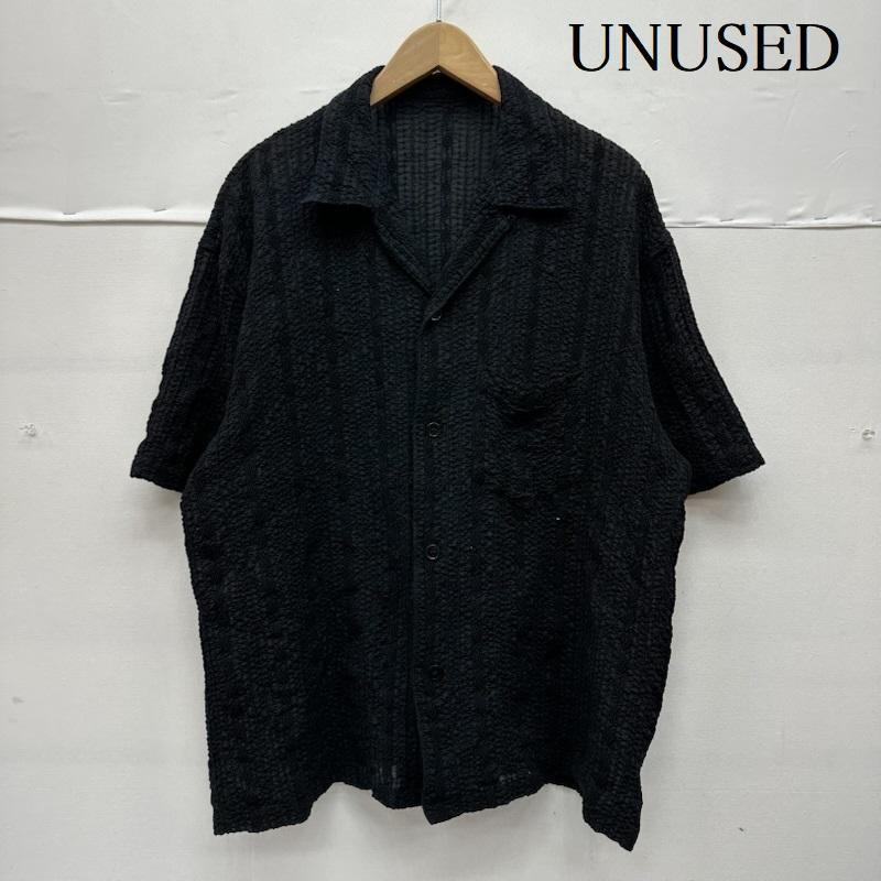 アンユーズド 24SS Short Sleeve Lace Shirt レース オープンカラー 