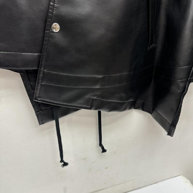 ブラックコムデギャルソン 22SS フェイク レザー 変形 ジャケット 1I