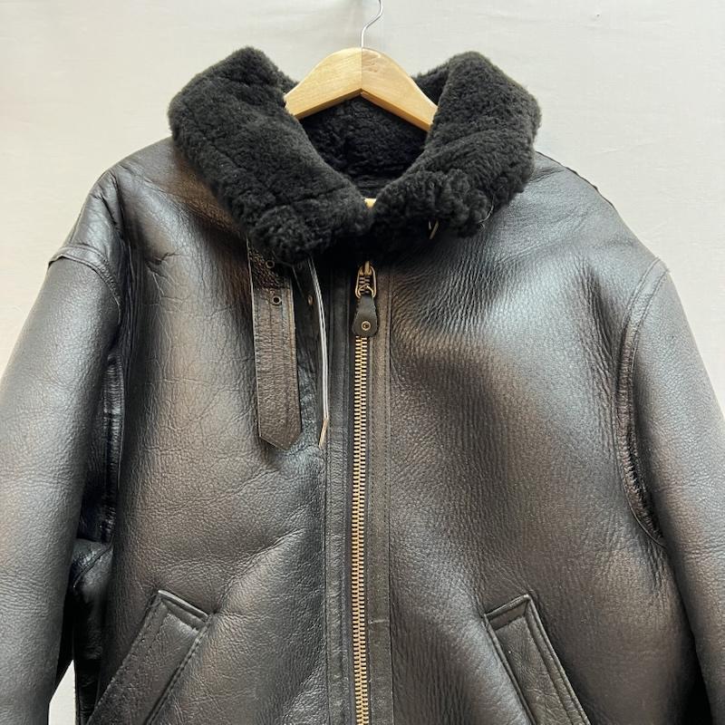 アヴィレックス B-3 シープスキン ムートン レザー フライトジャケット