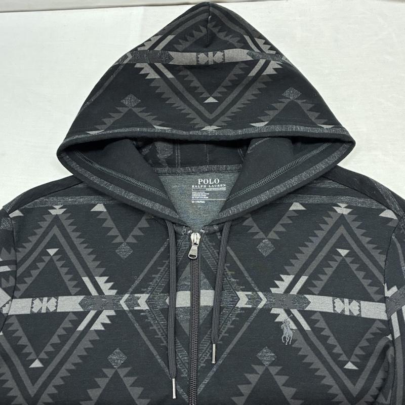 ポロラルフローレン ネイティブ柄 同色 ポニー刺繍 ジップアップ