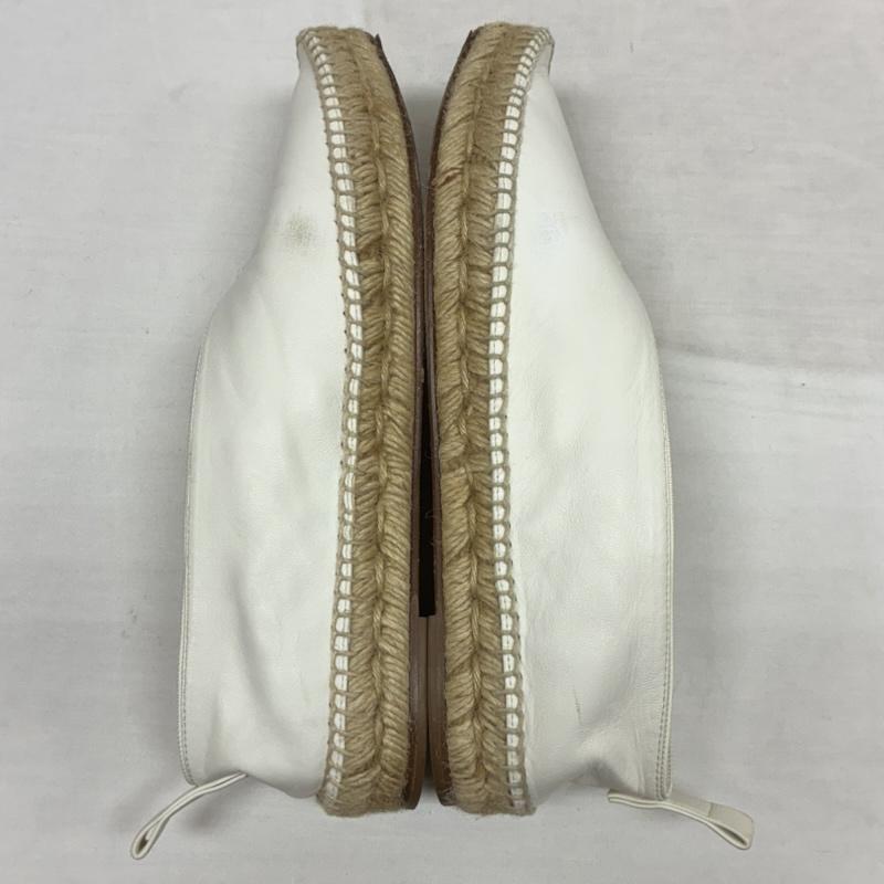 セリーヌ フィービー期 レザー エスパドリーユ ポインテッドトゥ