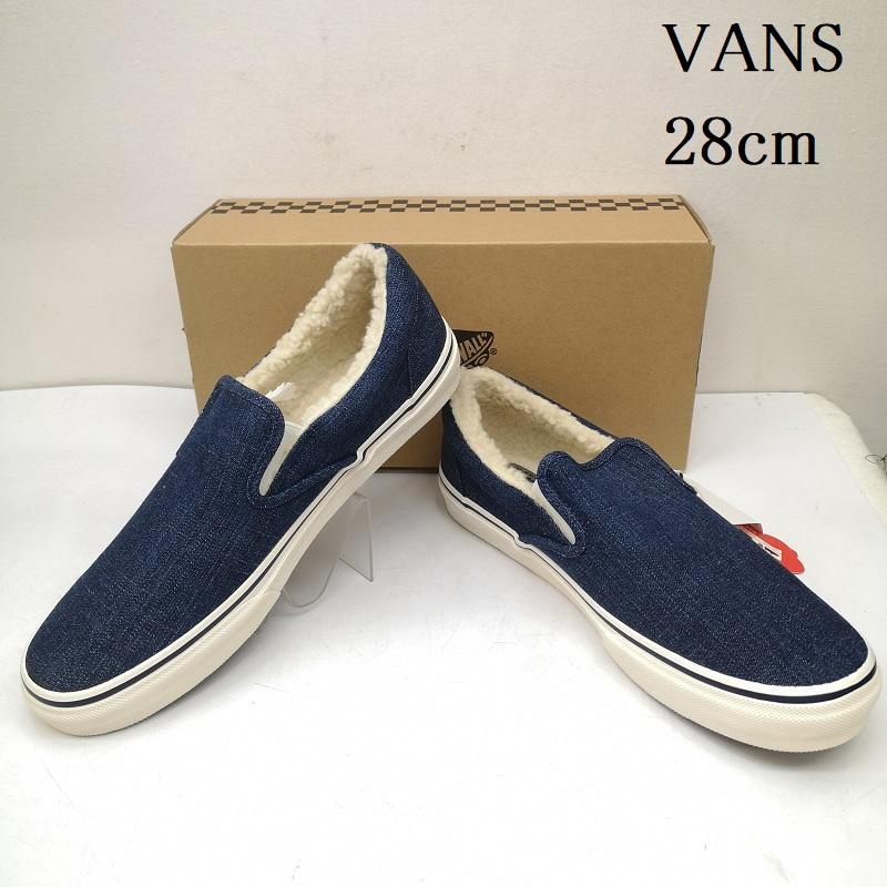 バンズ V95CL RANCH SLIP ON スリッポン ボア デニム スニーカー 28.0