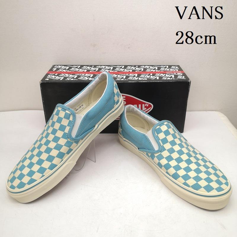 バンズ CLASSIC SLIP ON スリッポン チェッカー フラッグ スニーカー 