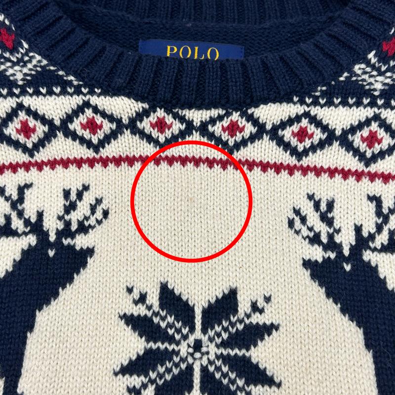 ポロラルフローレン ノルディック柄 スノーフレーク 鹿 バンビ