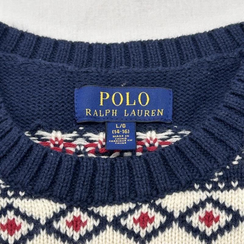 ポロラルフローレン ノルディック柄 スノーフレーク 鹿 バンビ