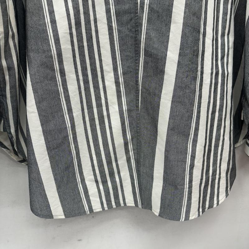 アンユーズド SILK COTTON SH シルク 混 ストライプ シャツ US1608 3 