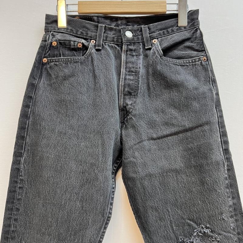 リーバイス 90s USA製 ボタン裏544 後染めブラック 501 デニムパンツ 